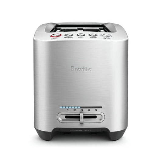 Breville BTA820XL Die-Cast Smart Toaster, 2 Slice, Brushed Stainless Steel