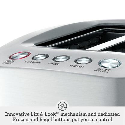 Breville BTA820XL Die-Cast Smart Toaster, 2 Slice, Brushed Stainless Steel