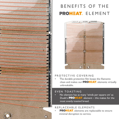 Dualit Classic Toaster Evergreen: 2-slice premium toaster, hand-built, replaceable elements, defrost, mechanical timer.
